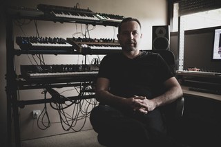 Ulrich, founder of Egowaves, in his studio