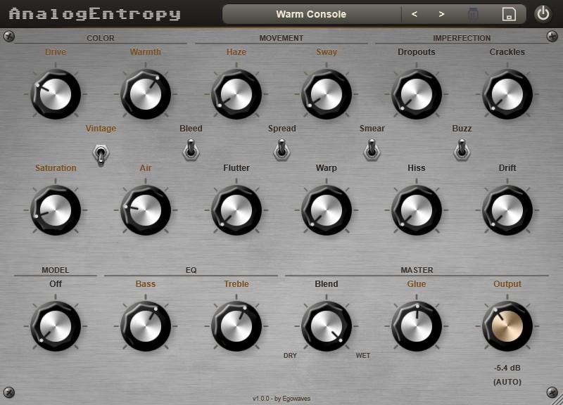 AnalogEntropy plugin interface